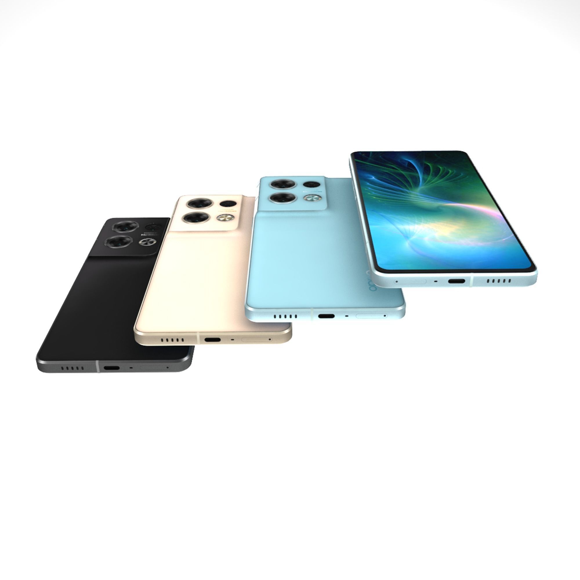 Oppo Reno8 Pro Full Color 3D model_8