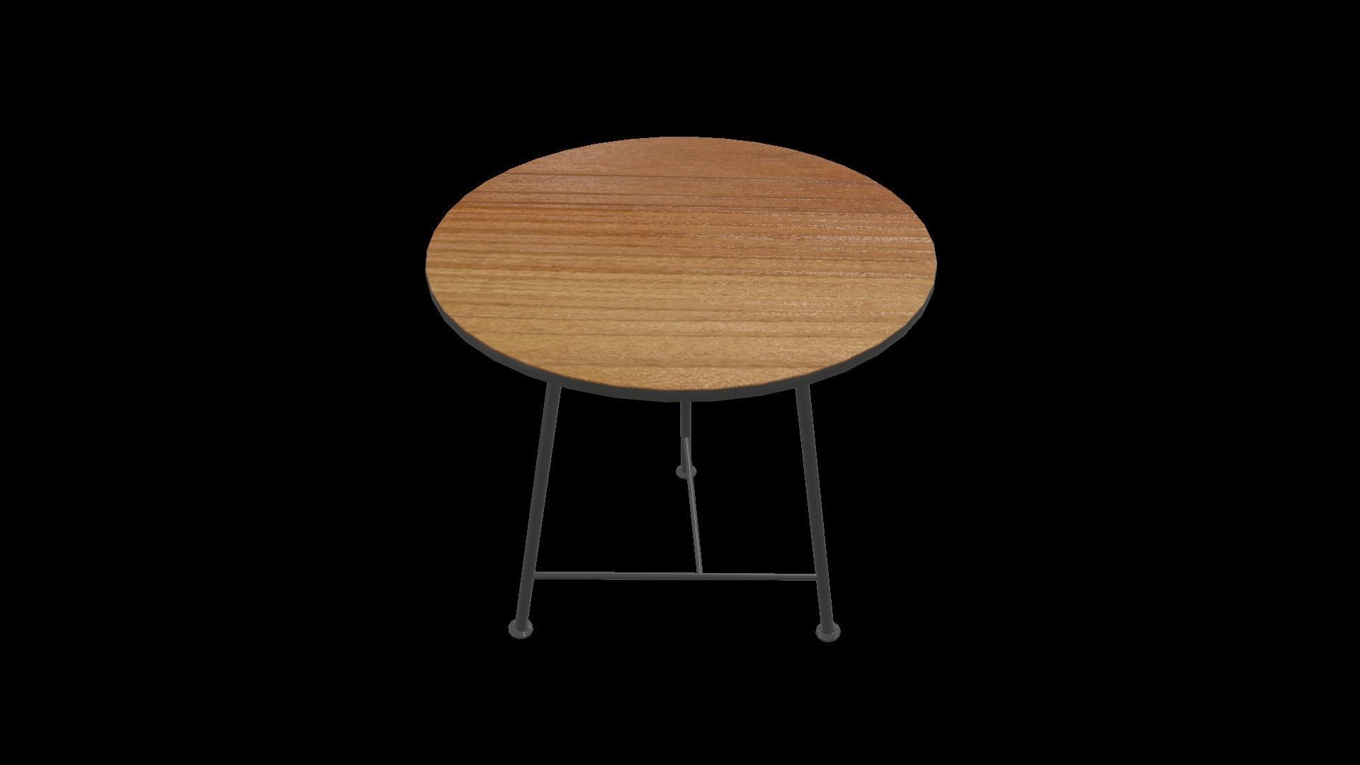 Coffee Table  Low-poly 3D model_5