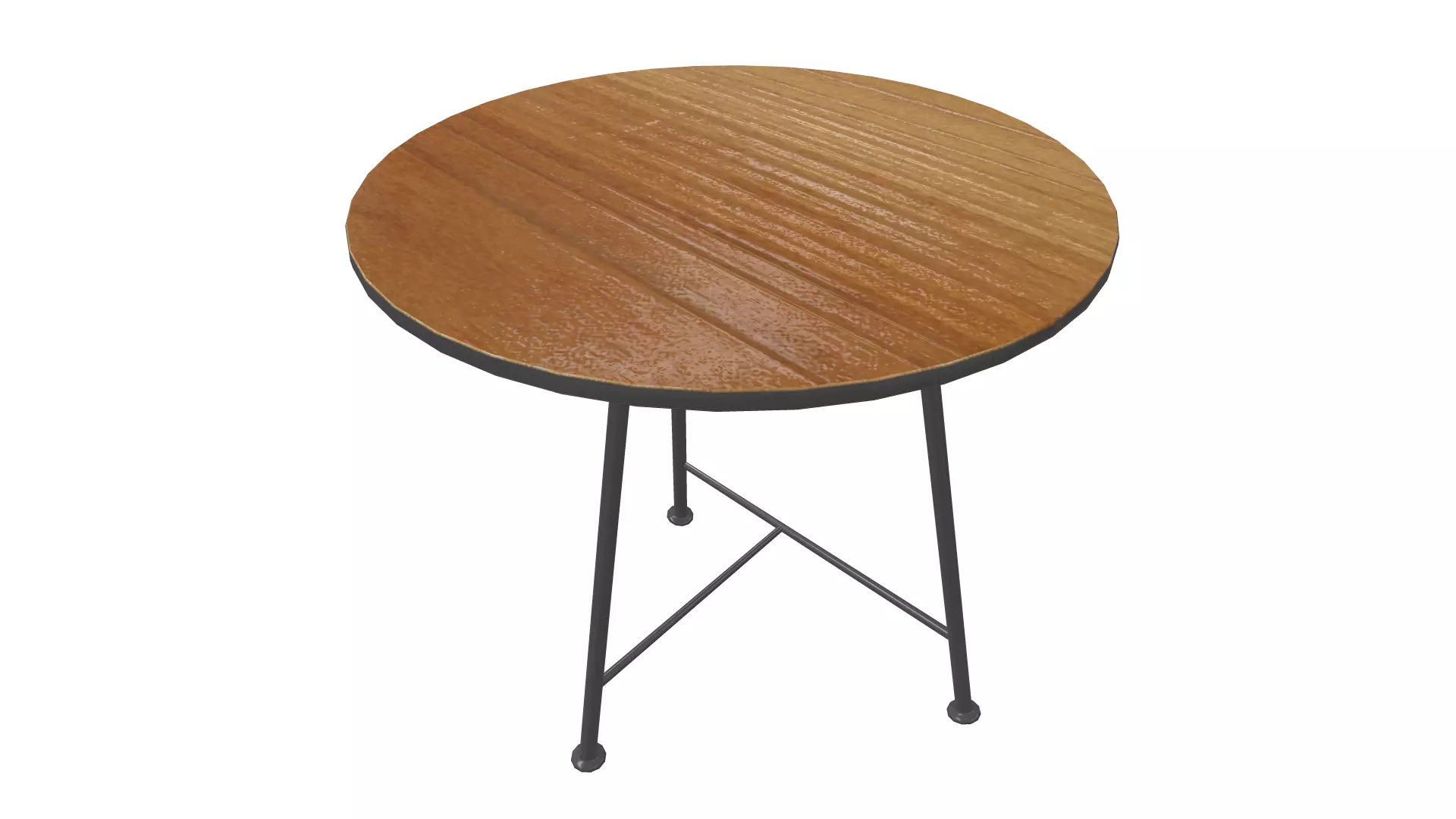 Coffee Table  Low-poly 3D model_0