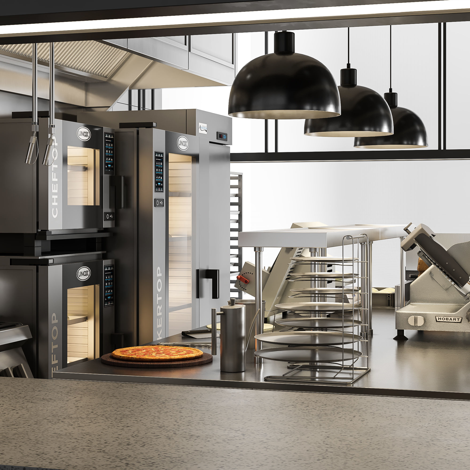 Restaurant 02 3D model_4