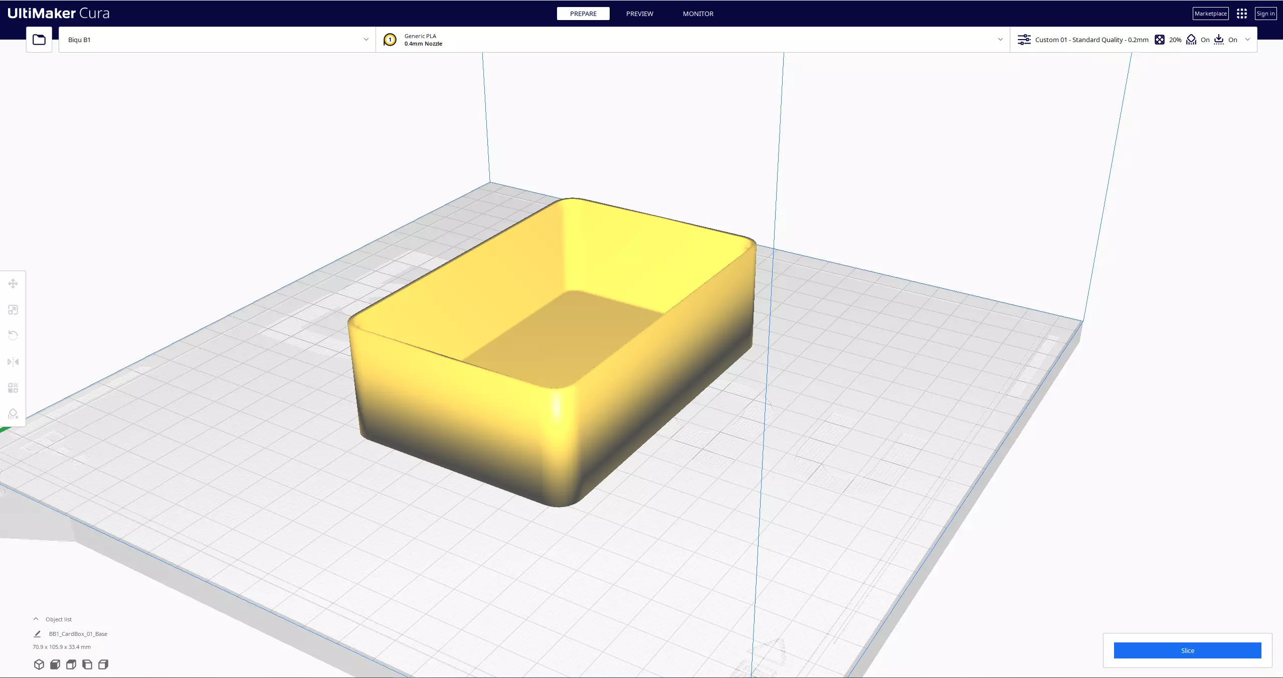 Large Size Card Box With Snap Lid Free 3D print model