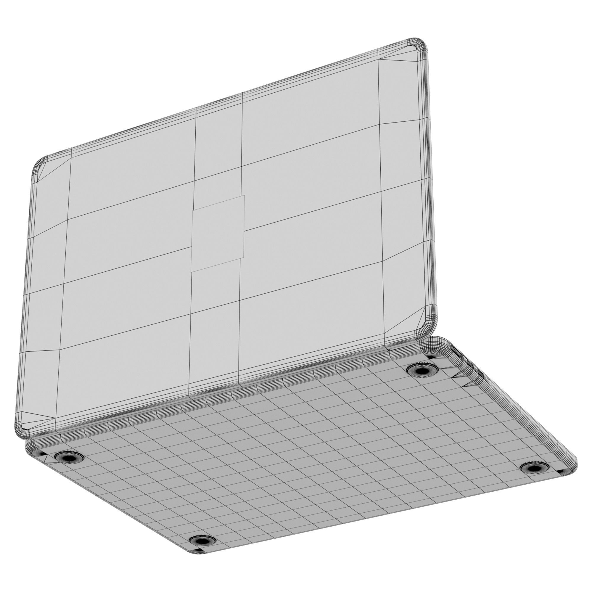 MacBook Air M2 2022 4 colors 3D model_7