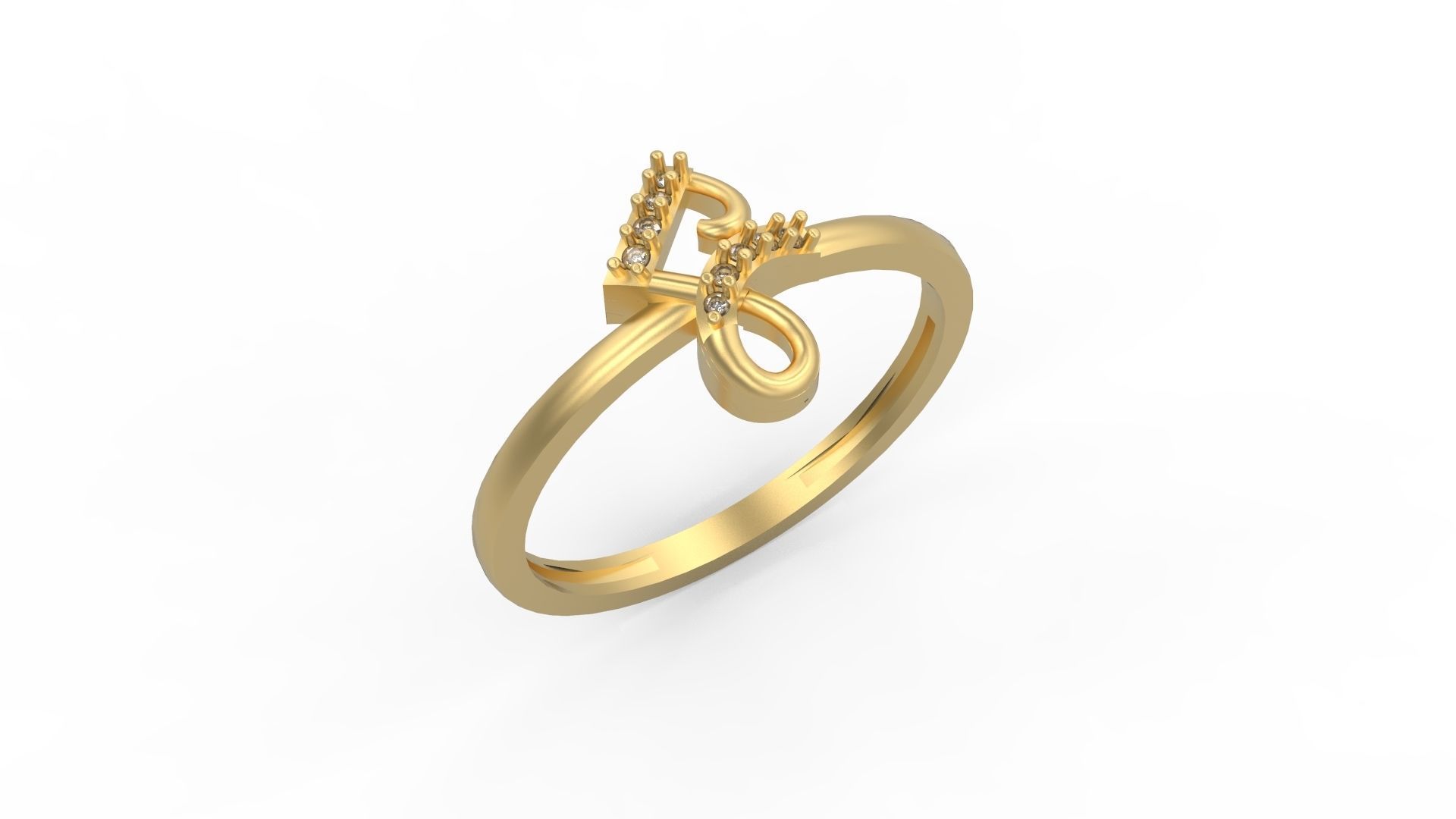 Minimalist Ring 201 3D print model_1