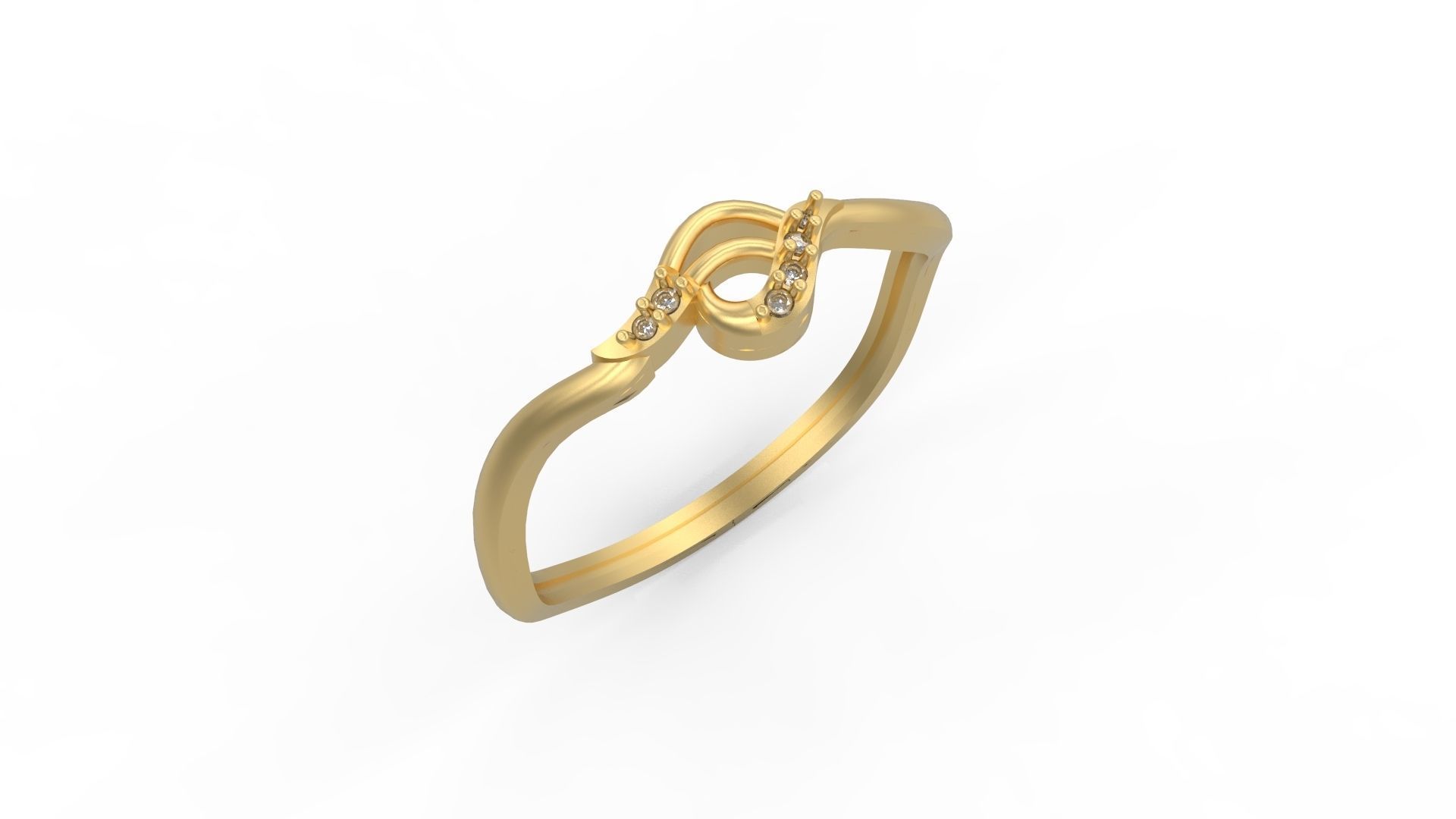 Minimalist Ring 202 3D print model_1
