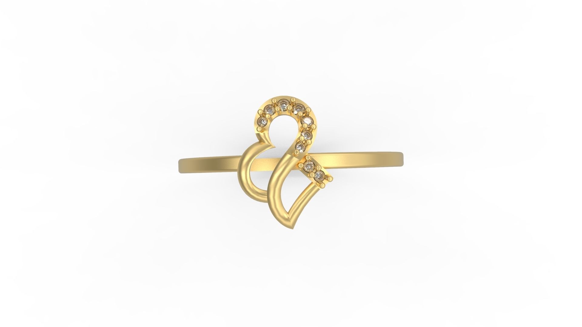 Minimalist Ring 204 3D print model_4