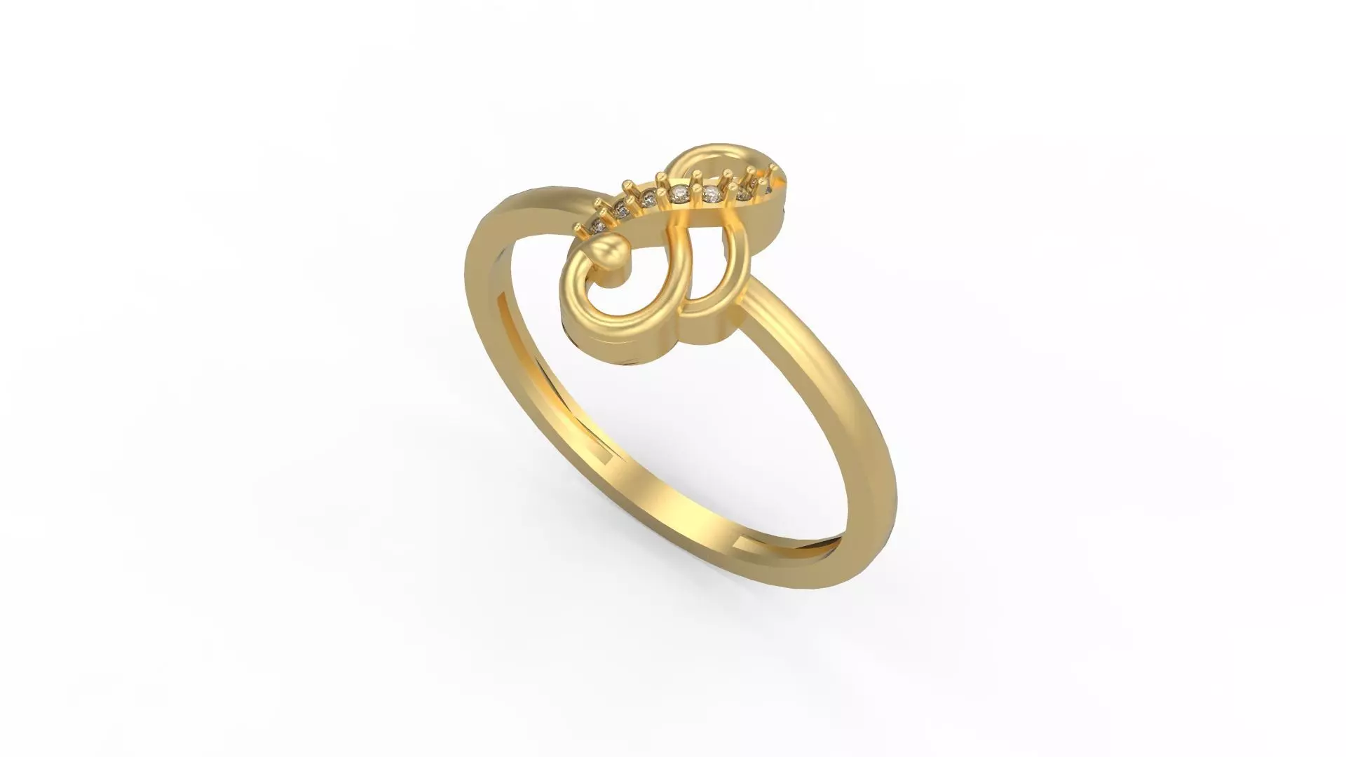 Minimalist Ring 207 3D print model_0