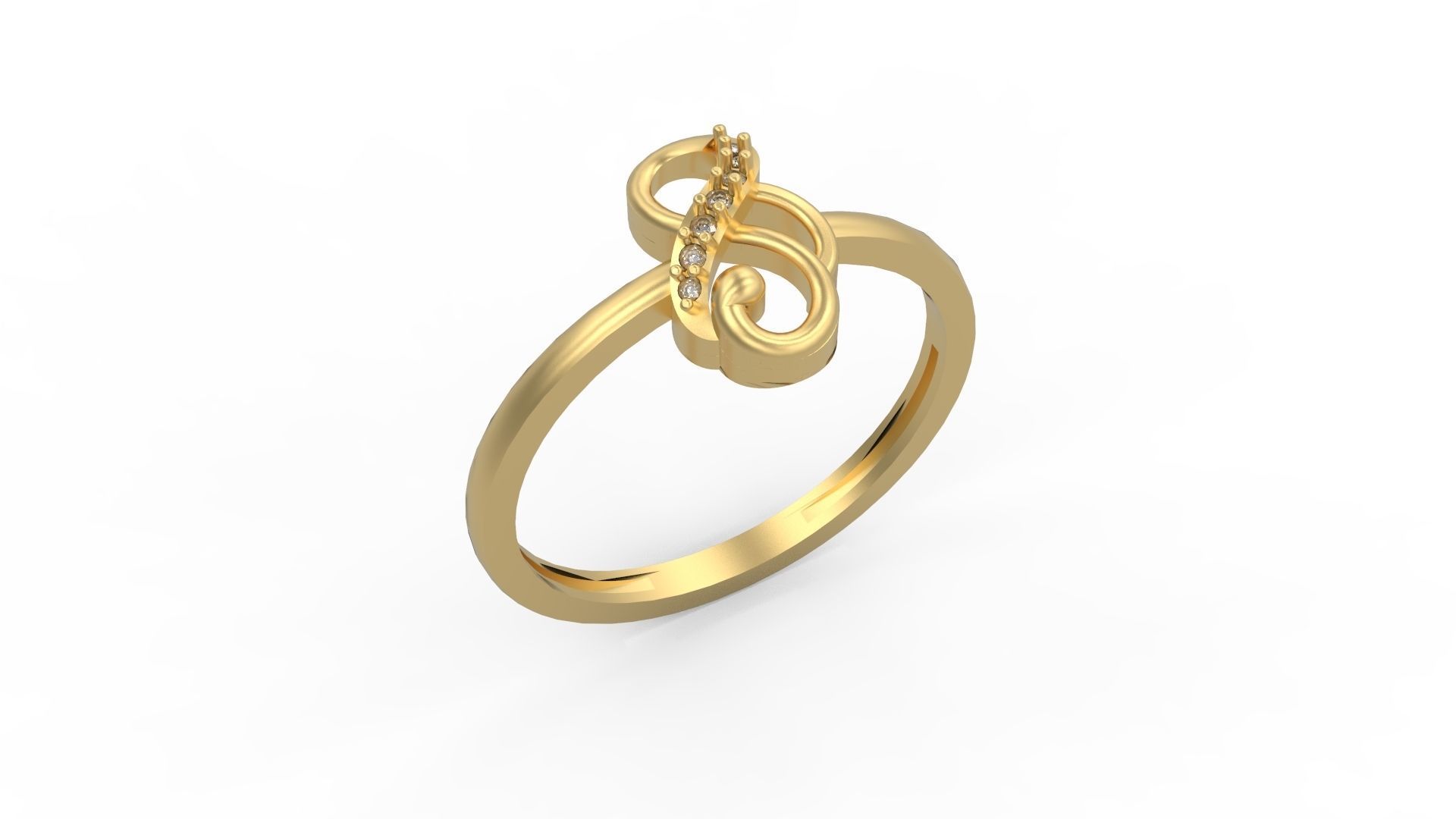 Minimalist Ring 207 3D print model_1