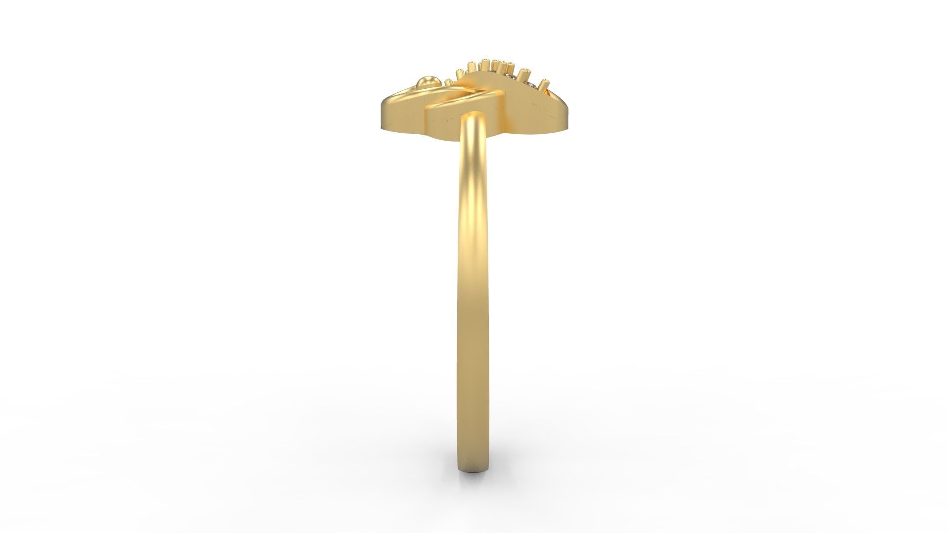 Minimalist Ring 207 3D print model_3