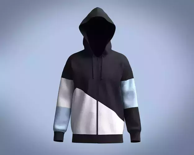 Hoodie-Contrast Color