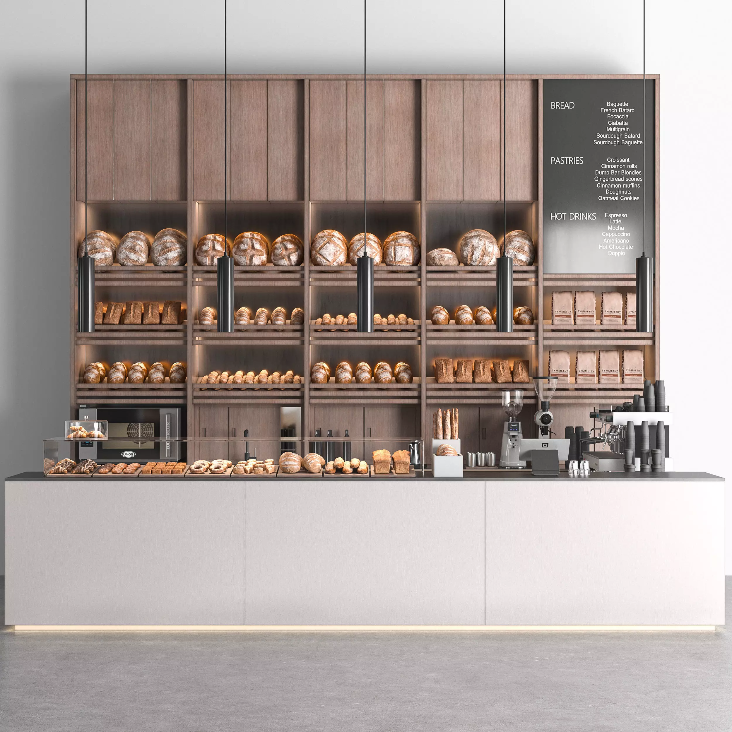 Cafe Bakery 02 3D model_0