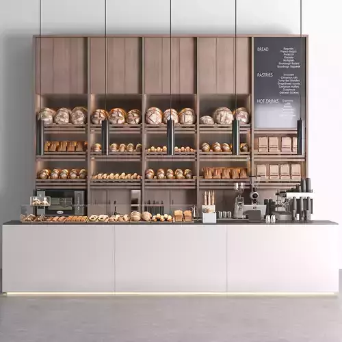Cafe Bakery 02 3D model