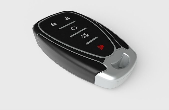 Car Key LP 02 Low-poly 3D model 3