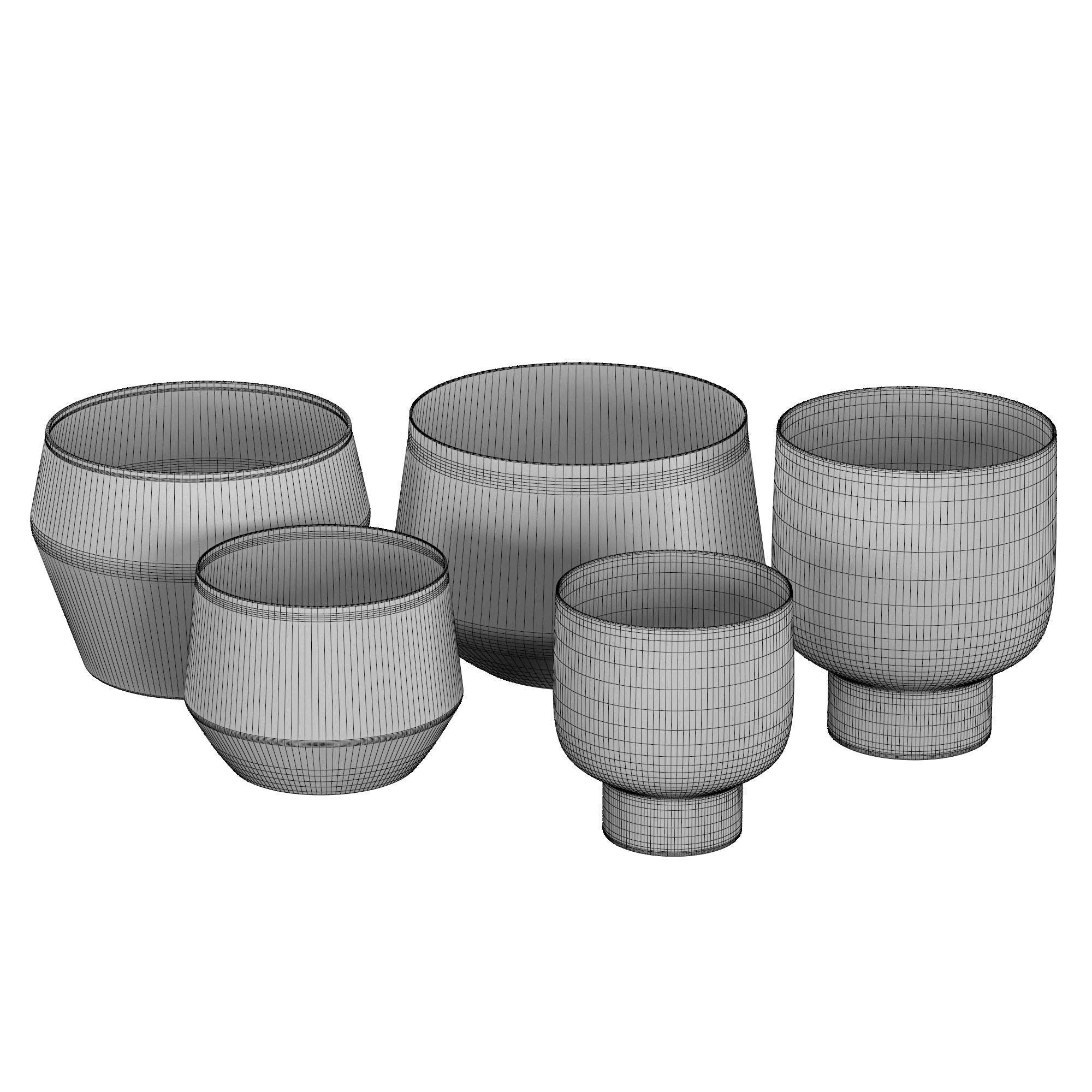 Samso Planters 3D model_8