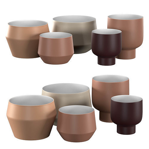 Samso Planters 3D model
