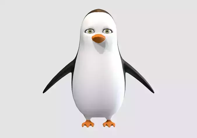 male cartoon penguin 