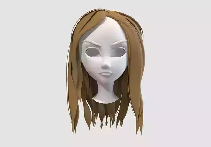long cartoon hairstyle 
