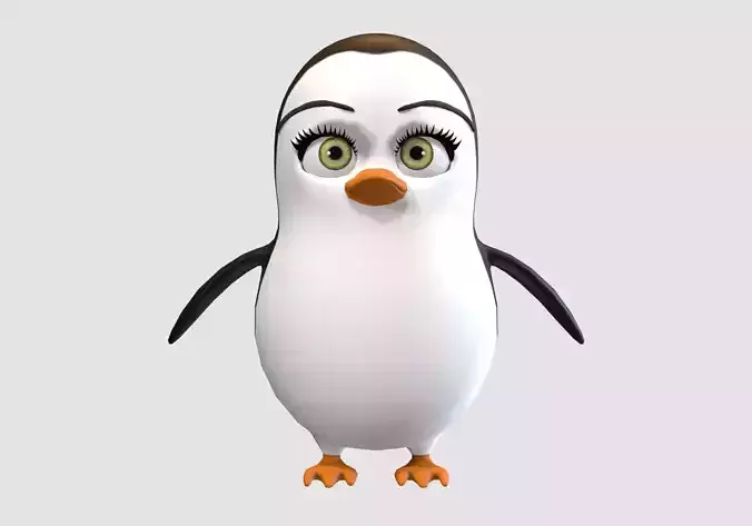 little girl penguin 