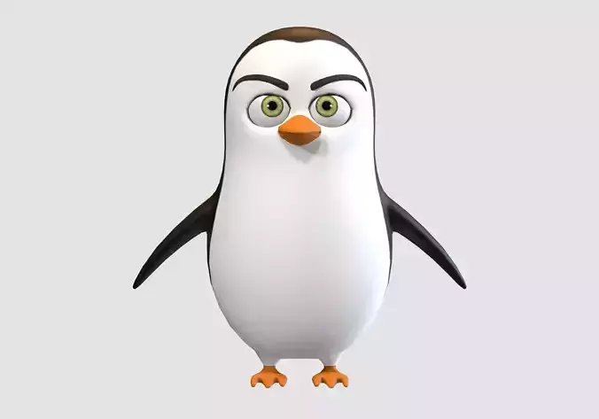 cartoon boy penguin 