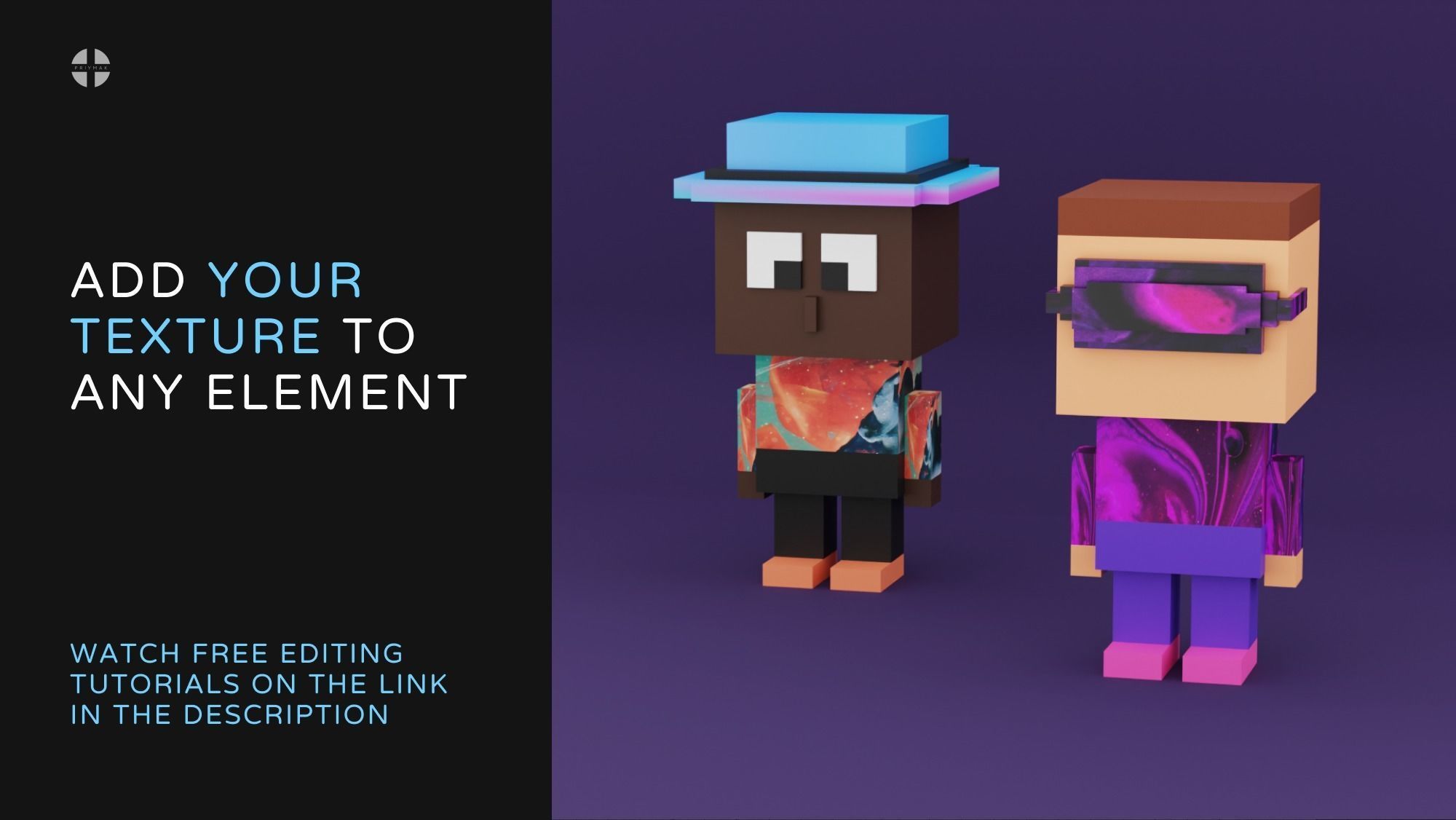 NFT VOXEL characters for Blender 3D model_9