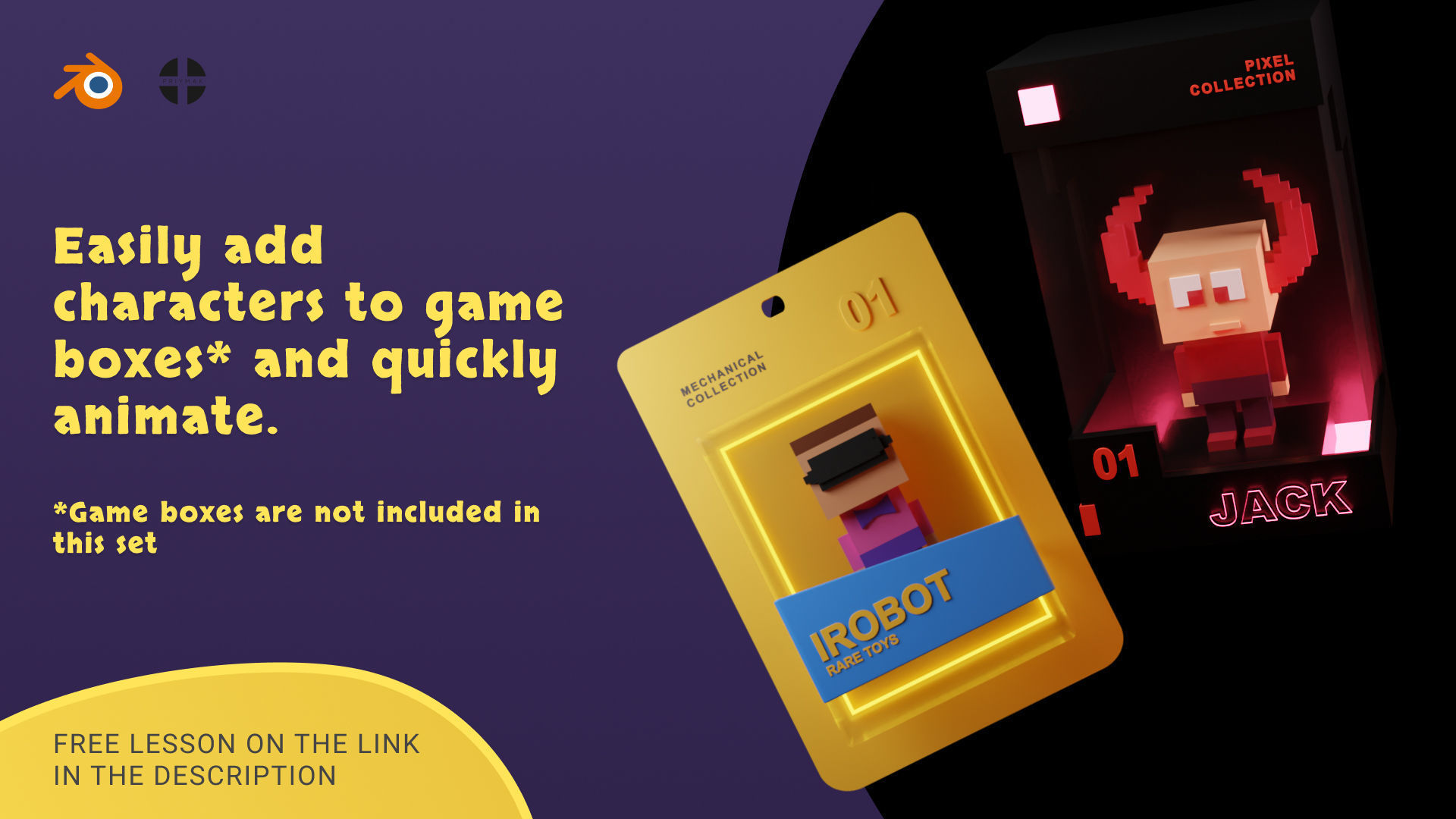 NFT VOXEL characters for Blender 3D model_4