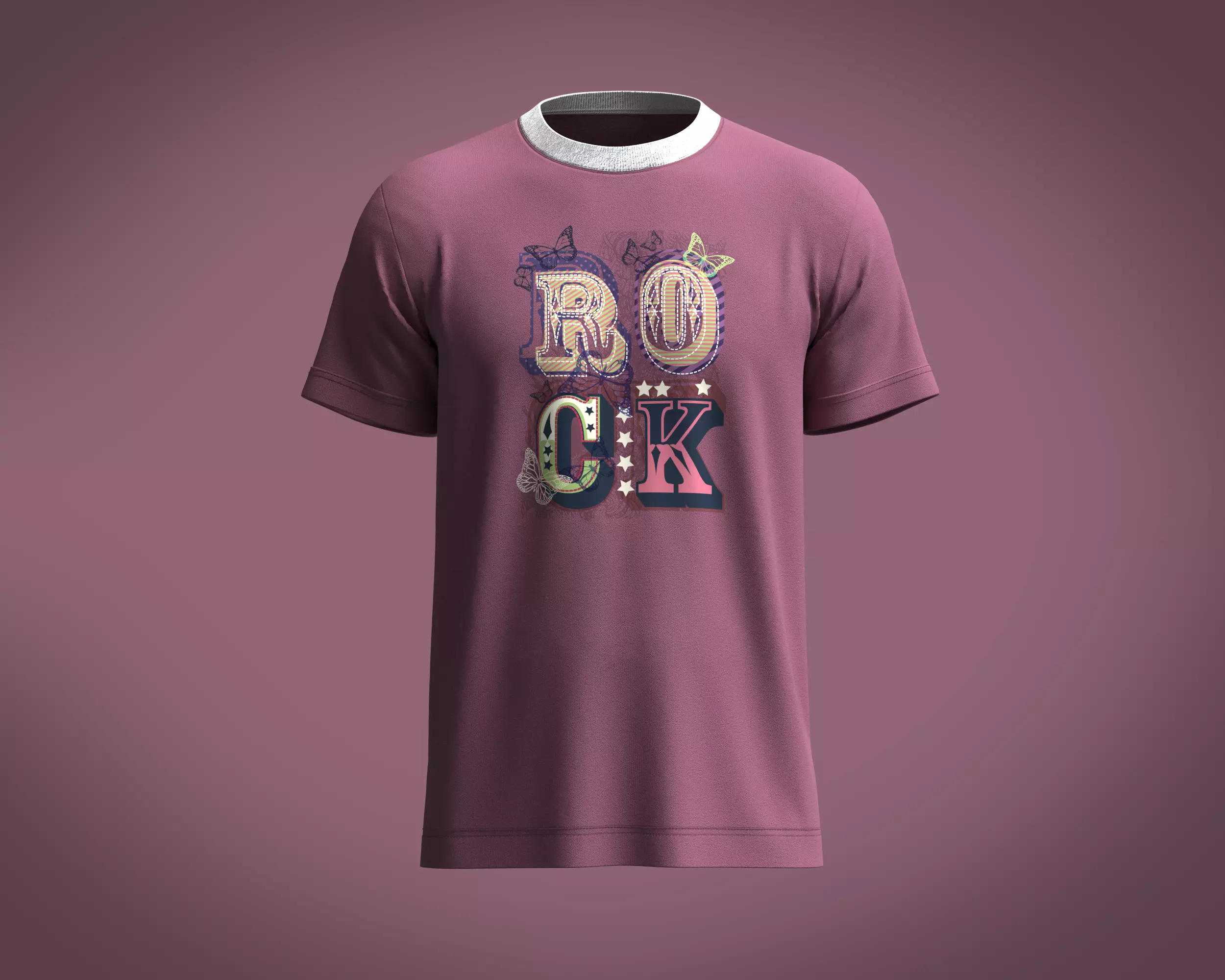 T-Shirt Rock 3D model_0