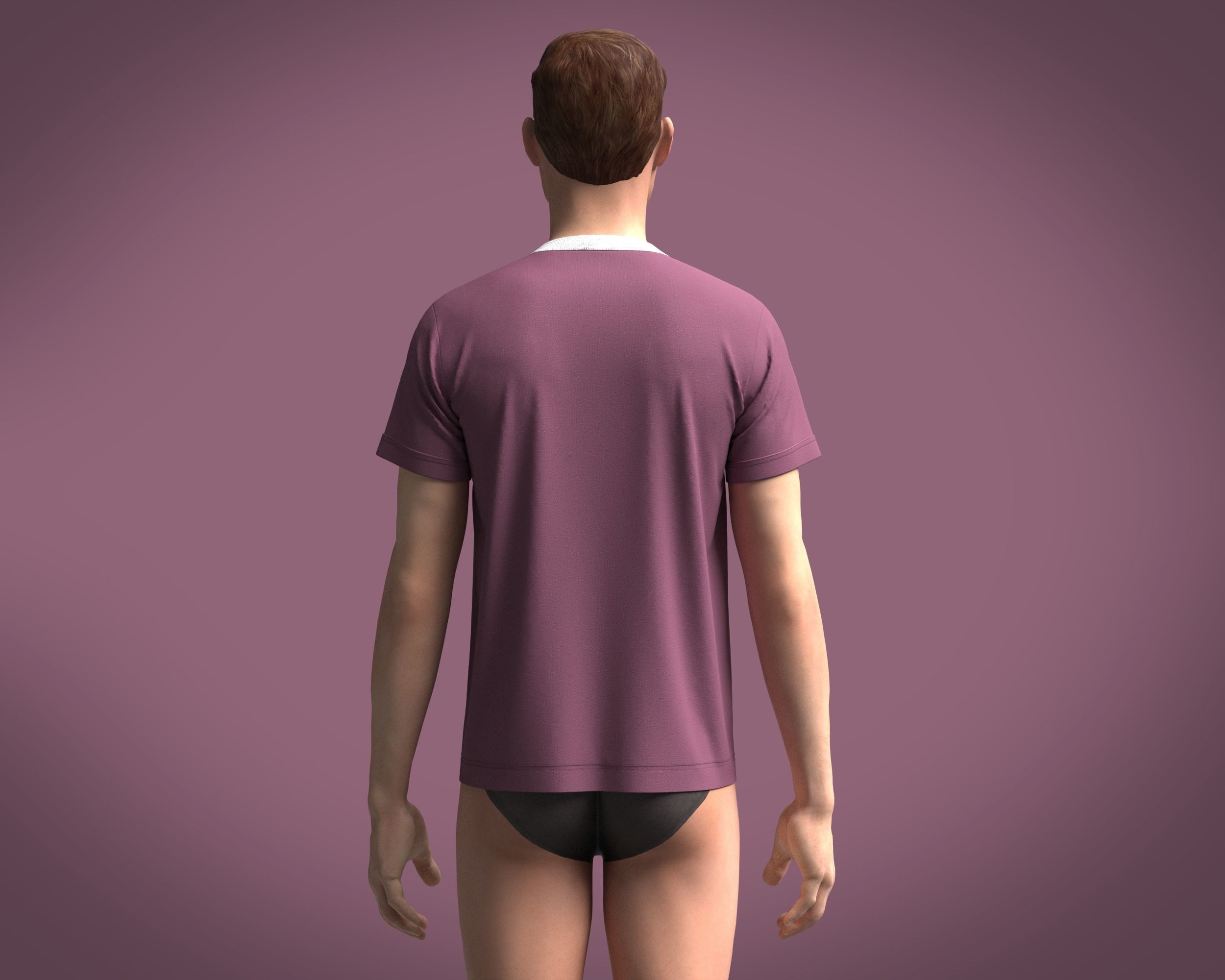 T-Shirt Rock 3D model_7