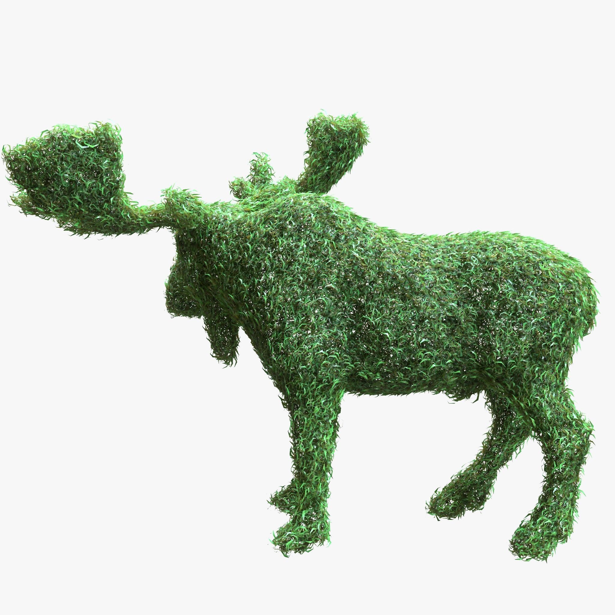 Mose Topiary Garden Sculptures 3D model_4