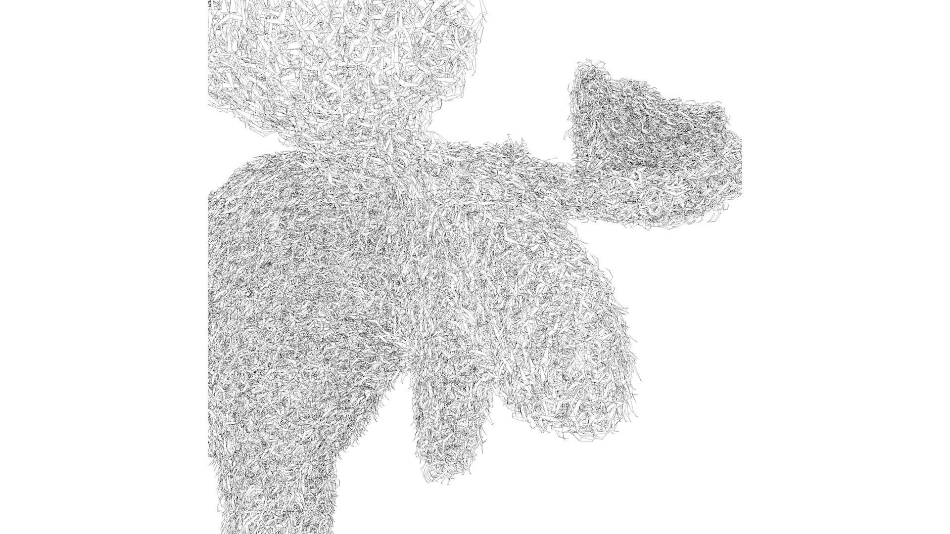 Mose Topiary Garden Sculptures 3D model_6