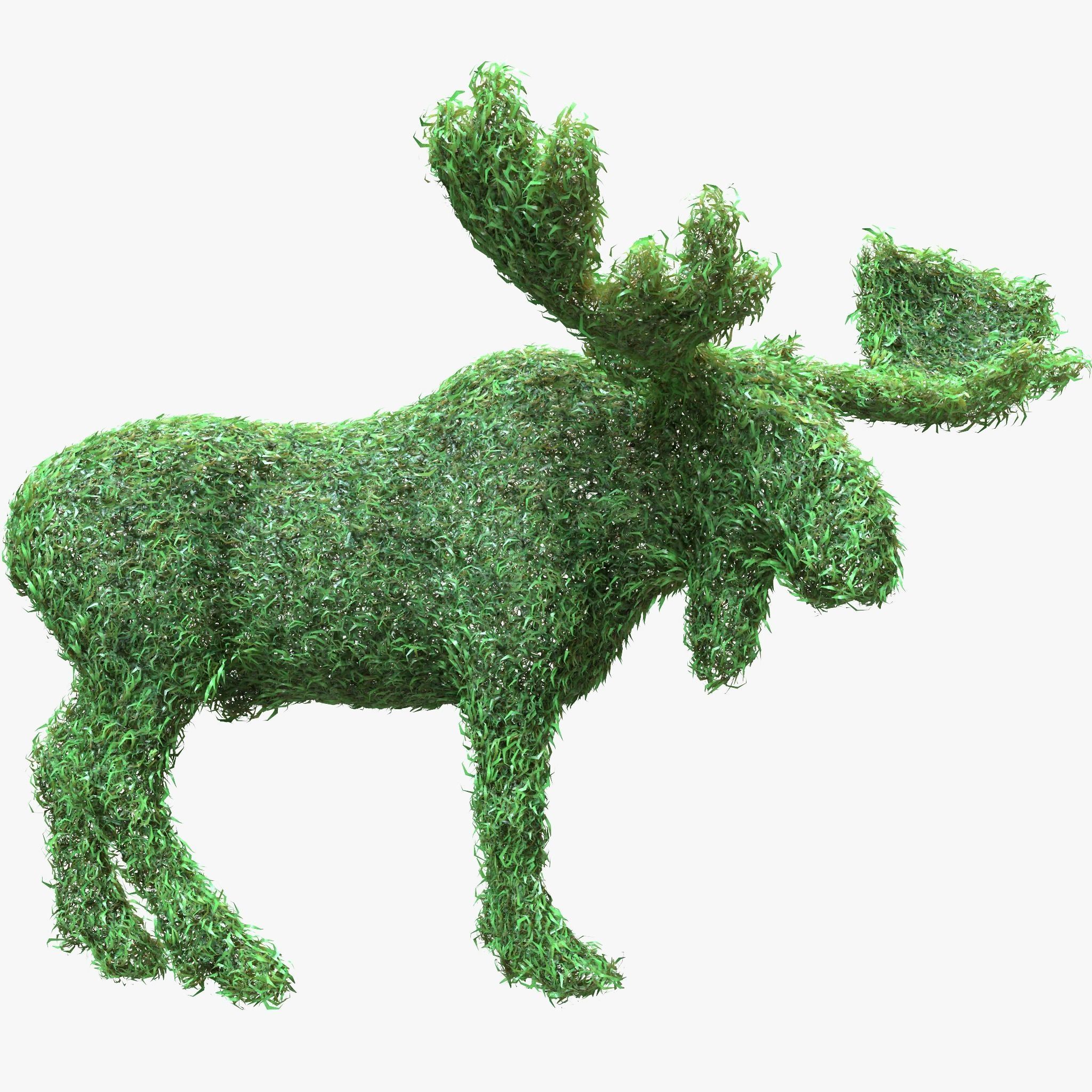 Mose Topiary Garden Sculptures 3D model_1