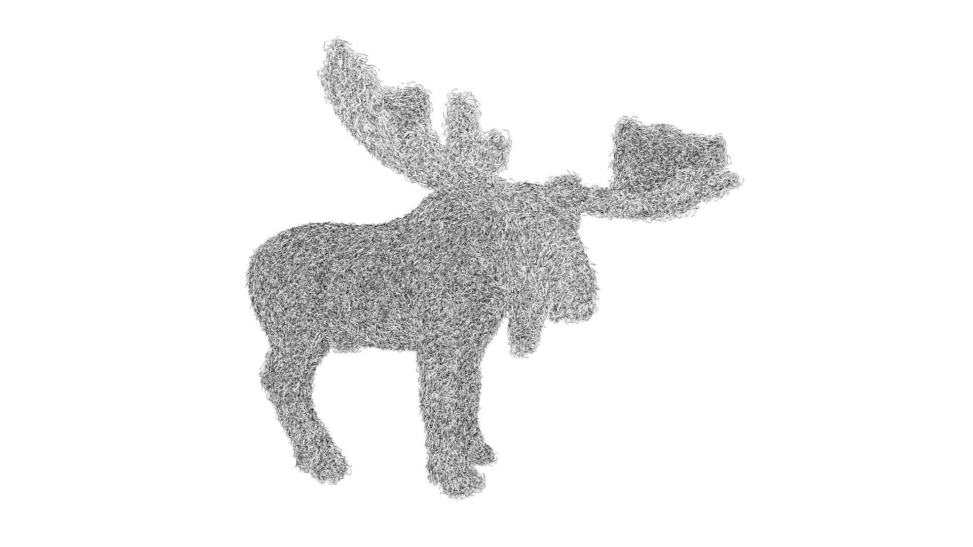 Mose Topiary Garden Sculptures 3D model_5