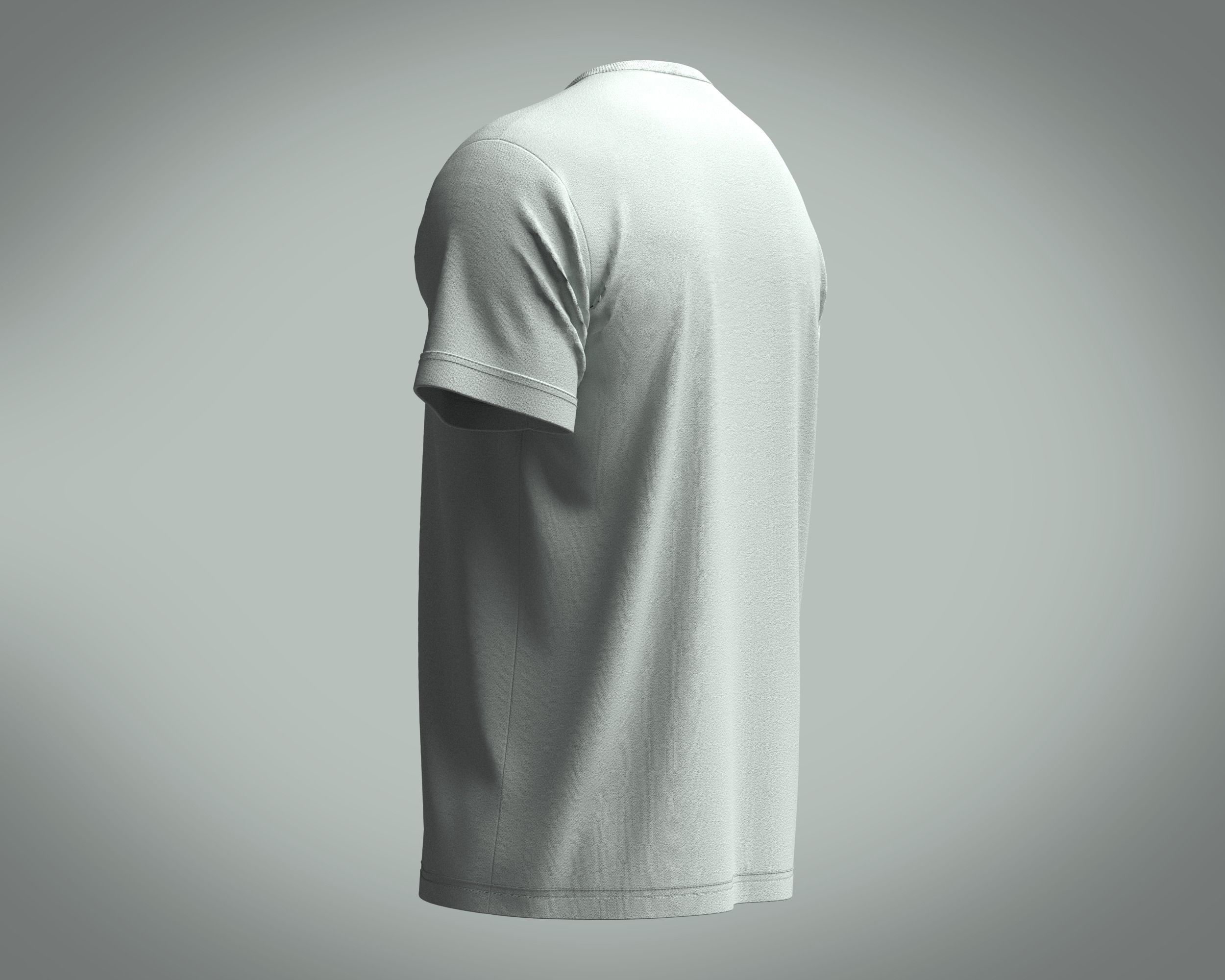 T-Shirt RULES 3D model_5