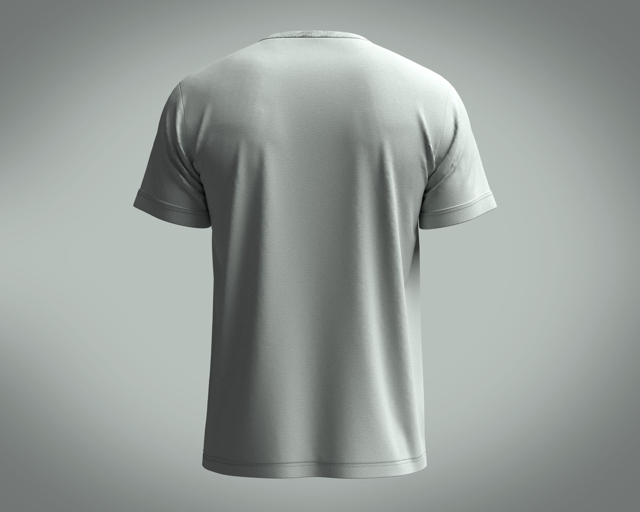 T-Shirt RULES 3D model_4