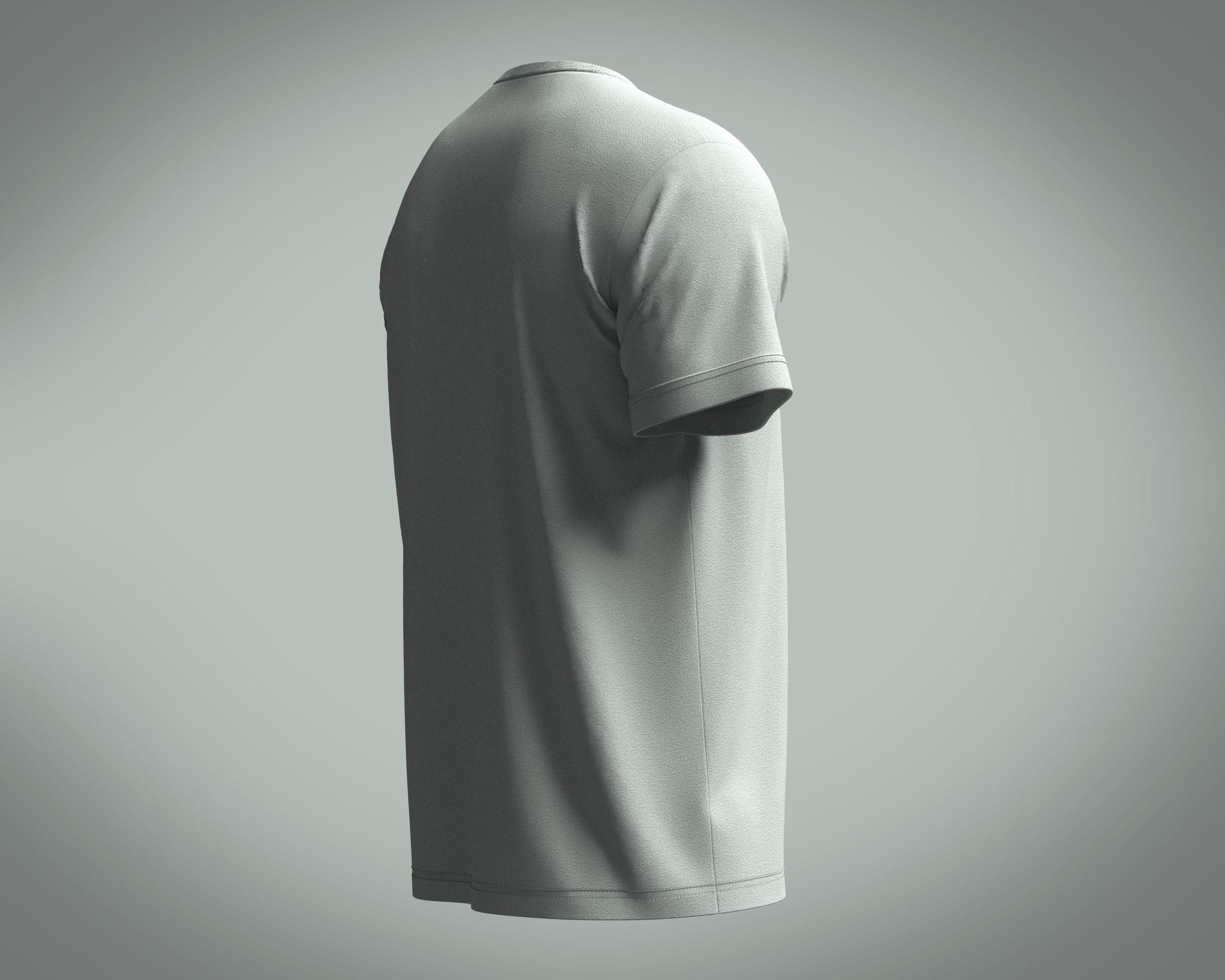 T-Shirt RULES 3D model_3