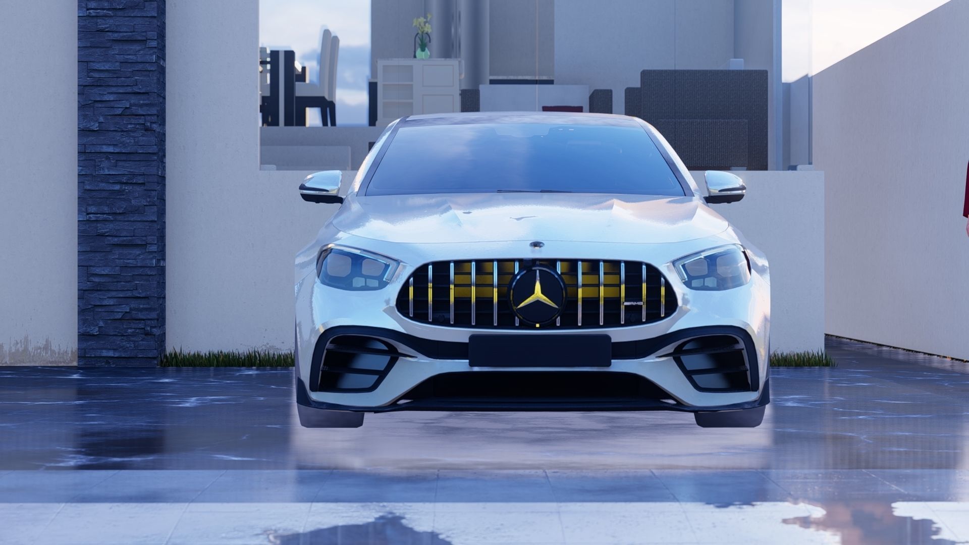 Mercedes E63 Amg Sedan 2021 3D model_1