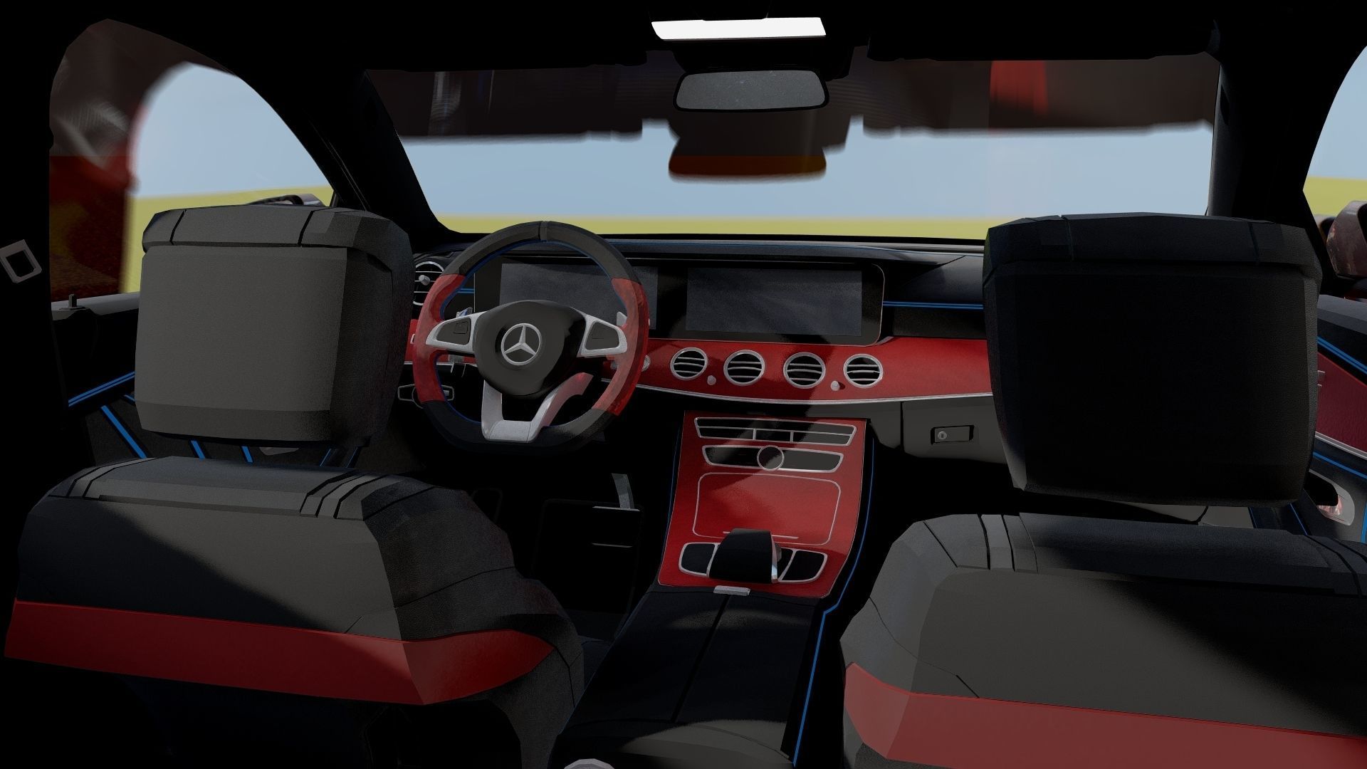 Mercedes E63 Amg Sedan 2021 3D model_4