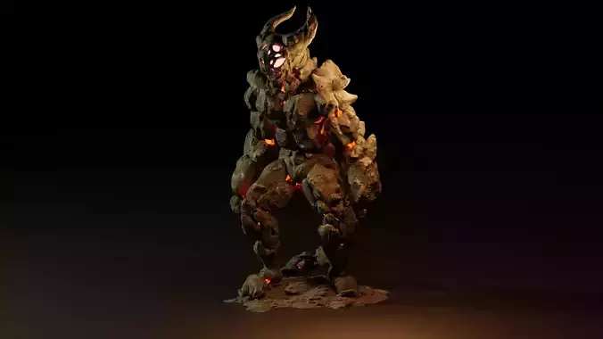 Rock Demon 3D model