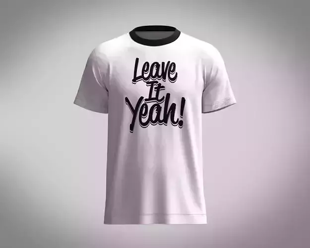 T-Shirt LEAVE 3D model