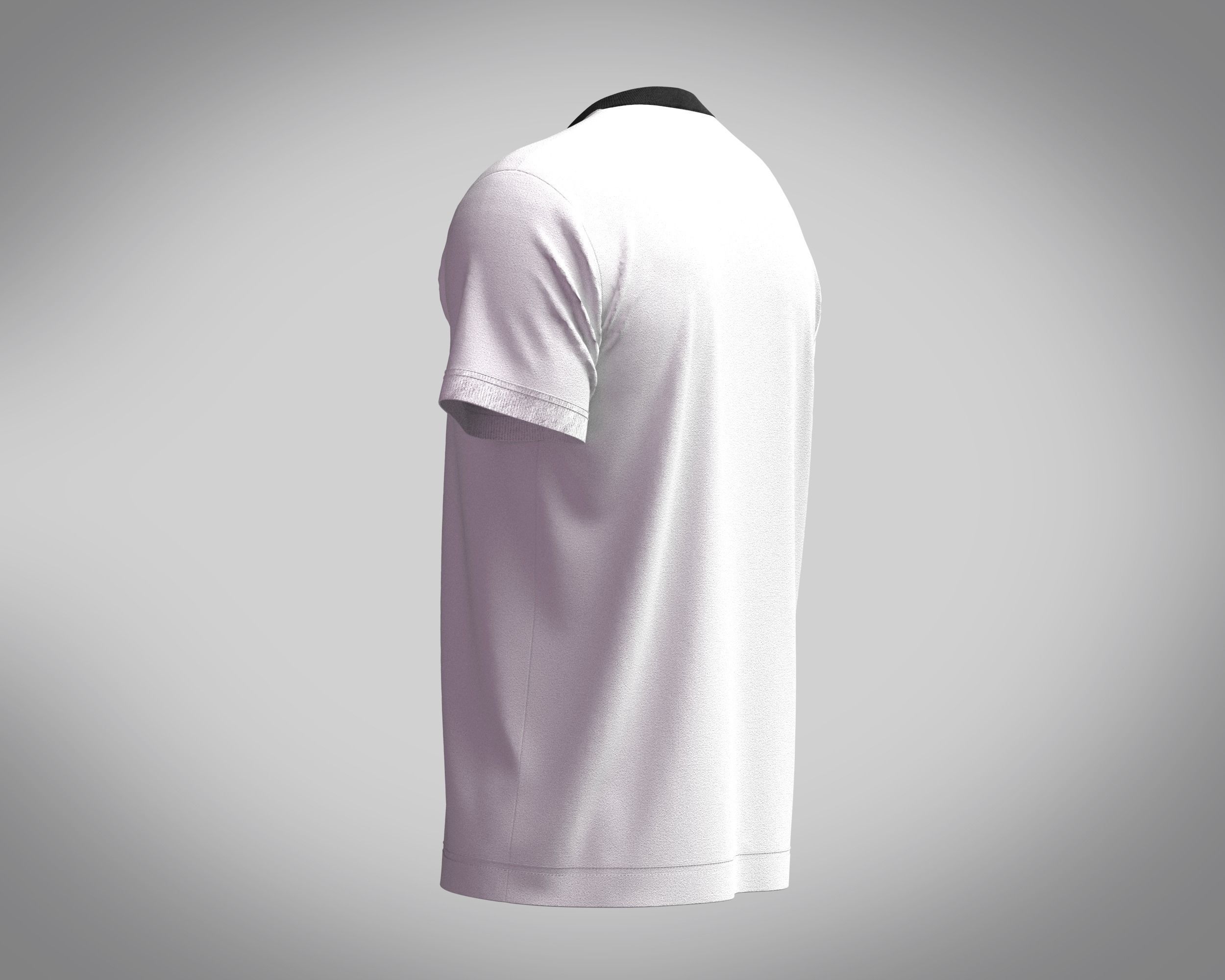 T-Shirt LEAVE 3D model_5