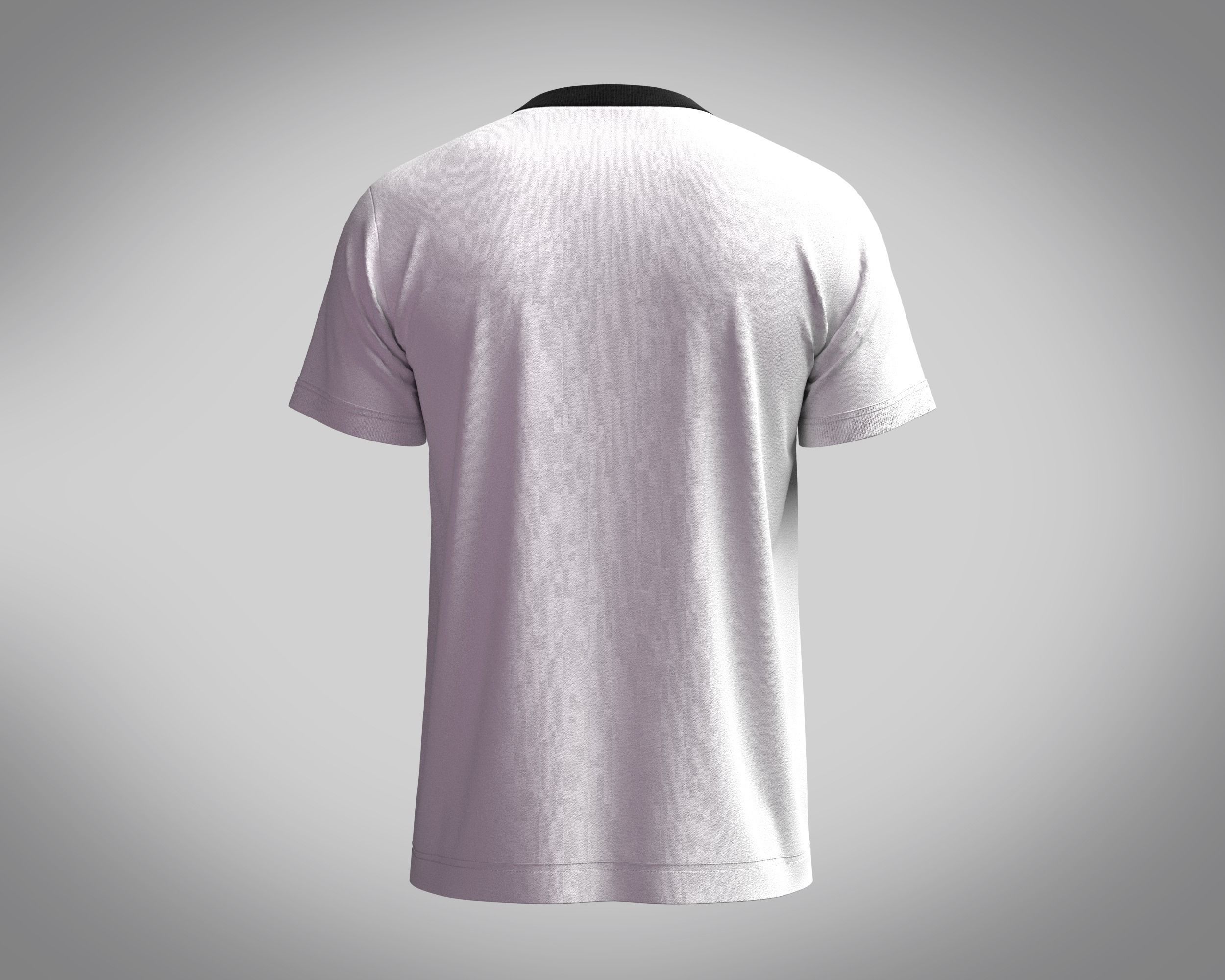 T-Shirt LEAVE 3D model_4