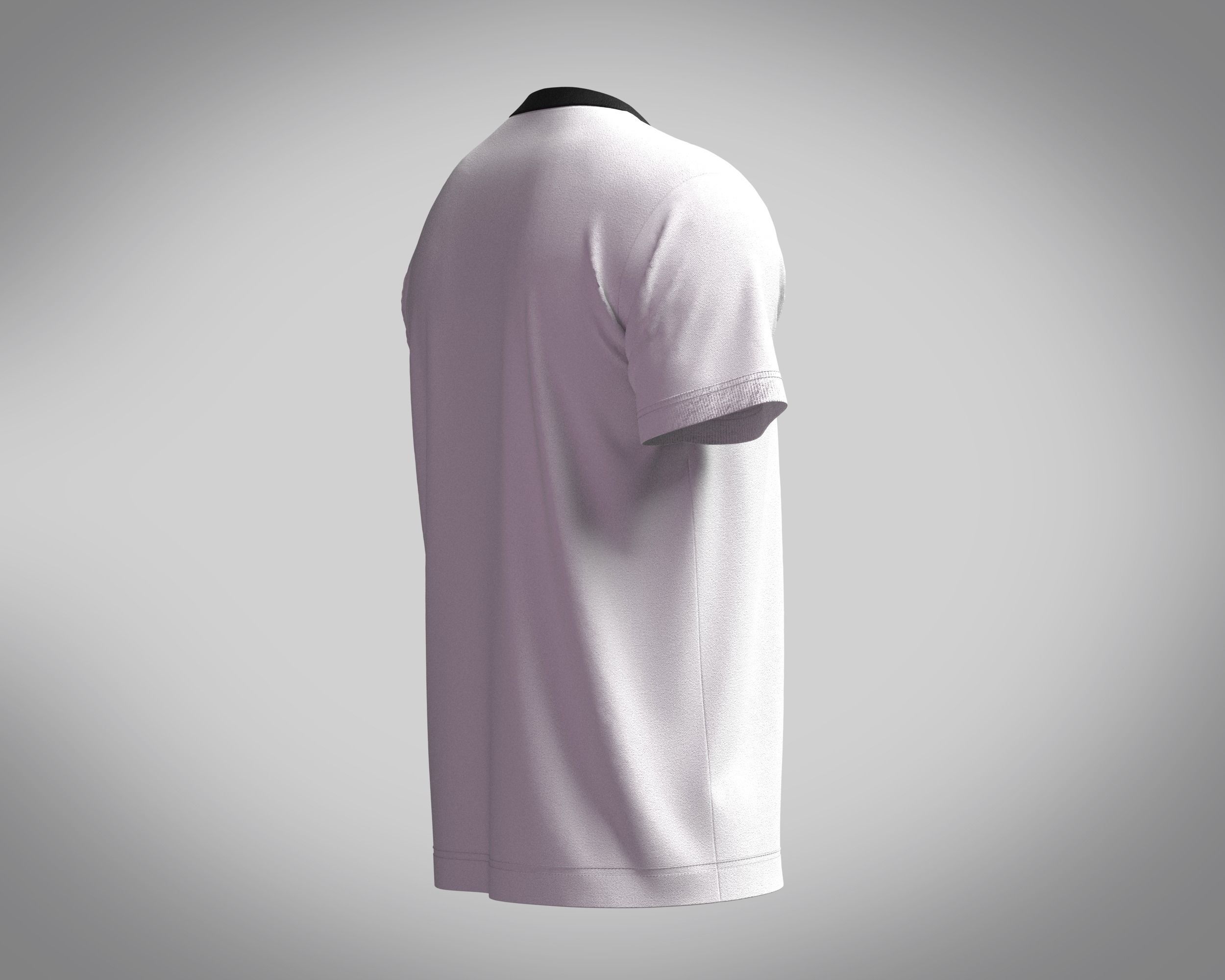 T-Shirt LEAVE 3D model_3
