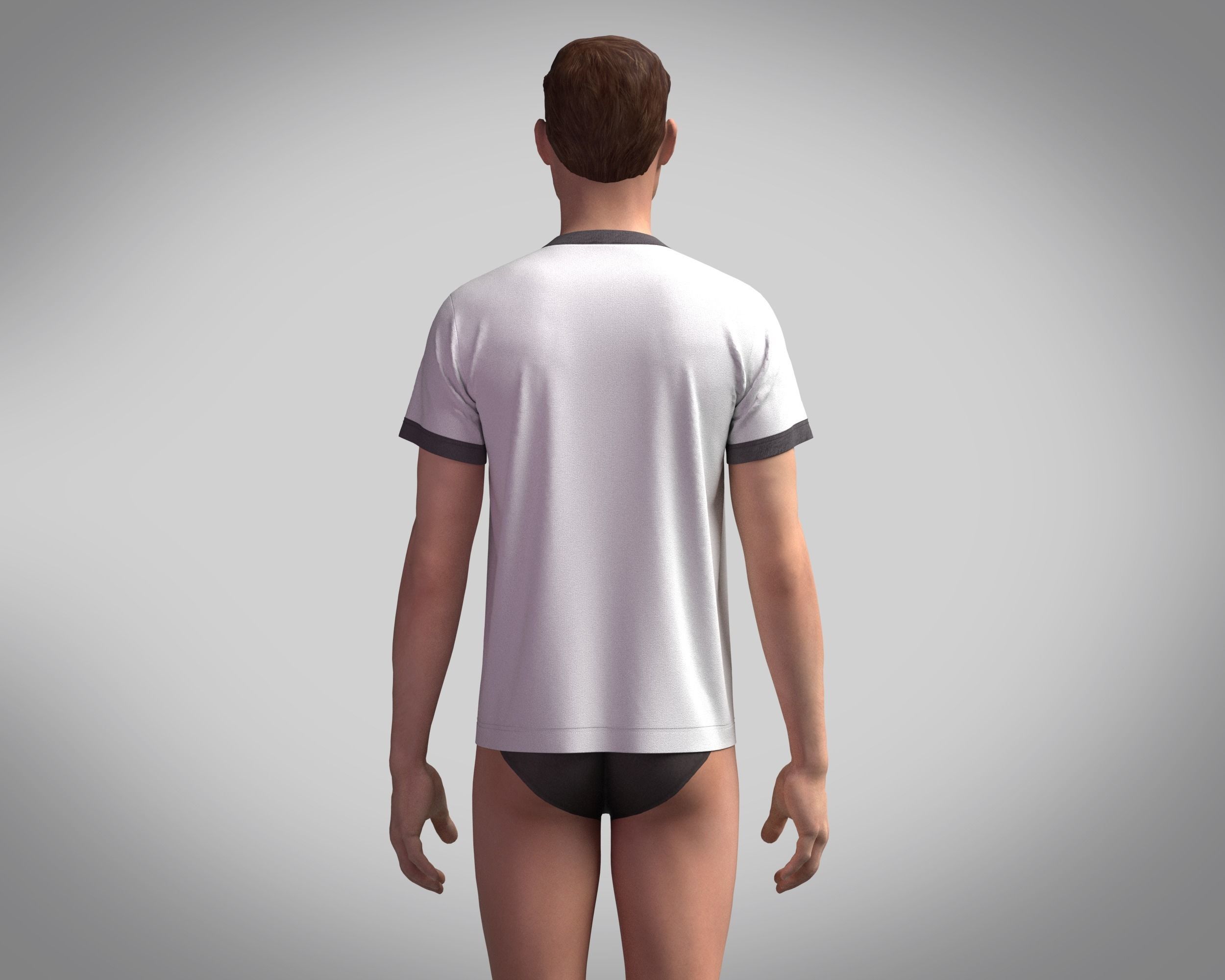 T-Shirt PIMITED 3D model_7