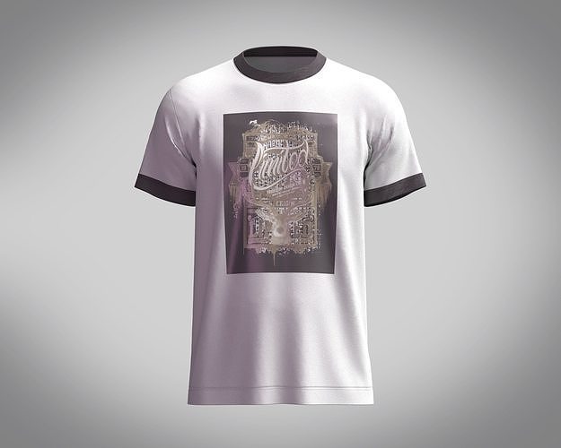 T-Shirt PIMITED 3D model