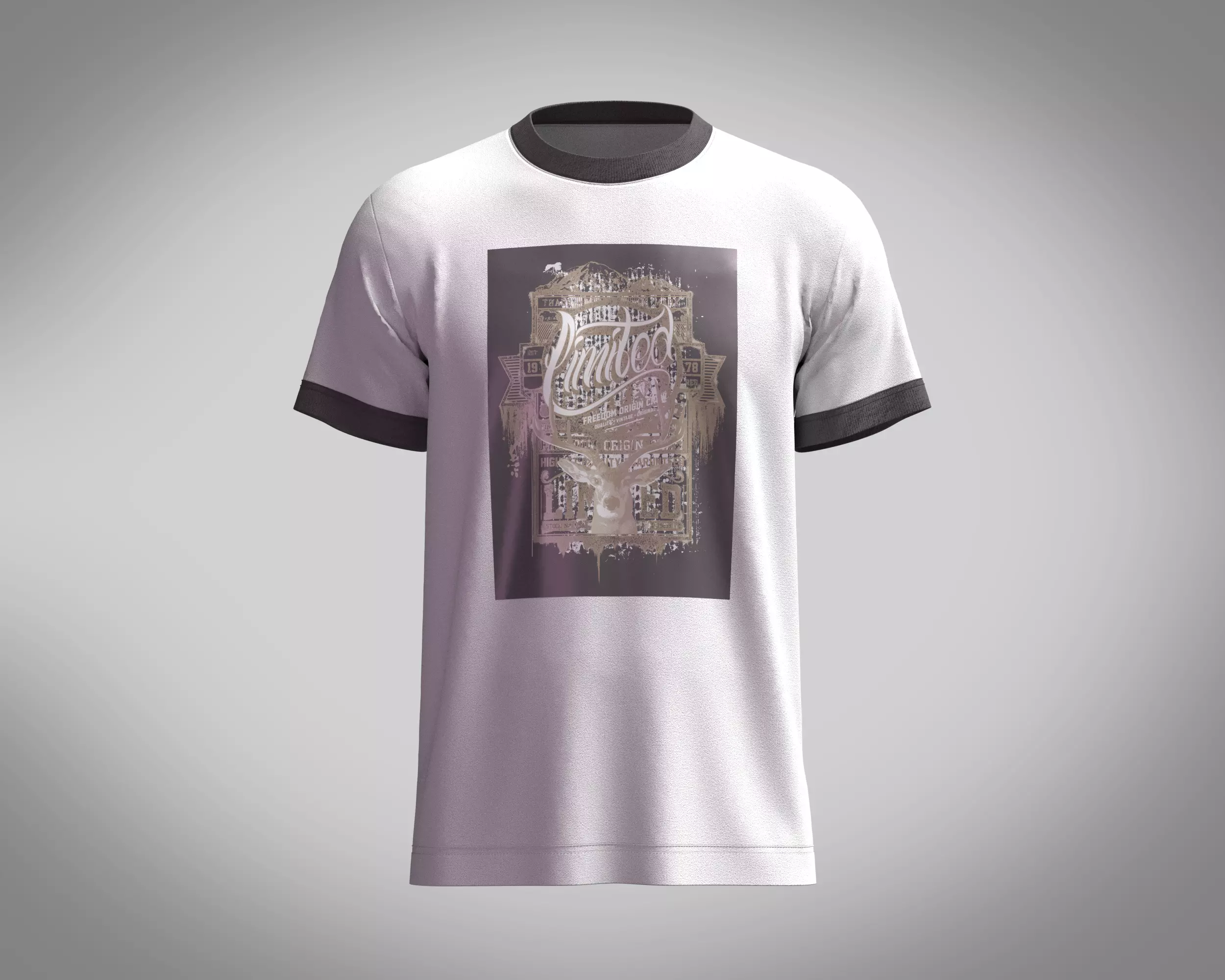 T-Shirt PIMITED 3D model_0