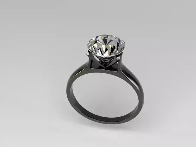 Diamond Ring 3D Model