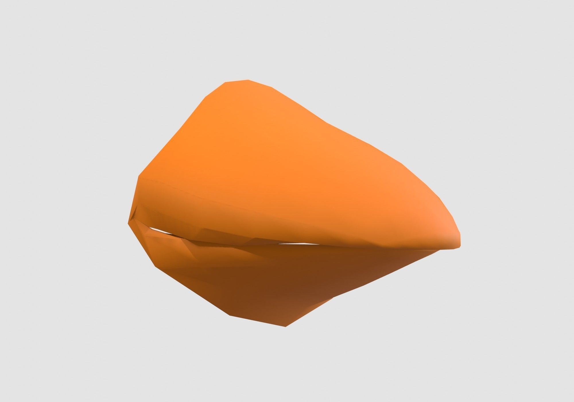 basic cartoon beak 3D model_1