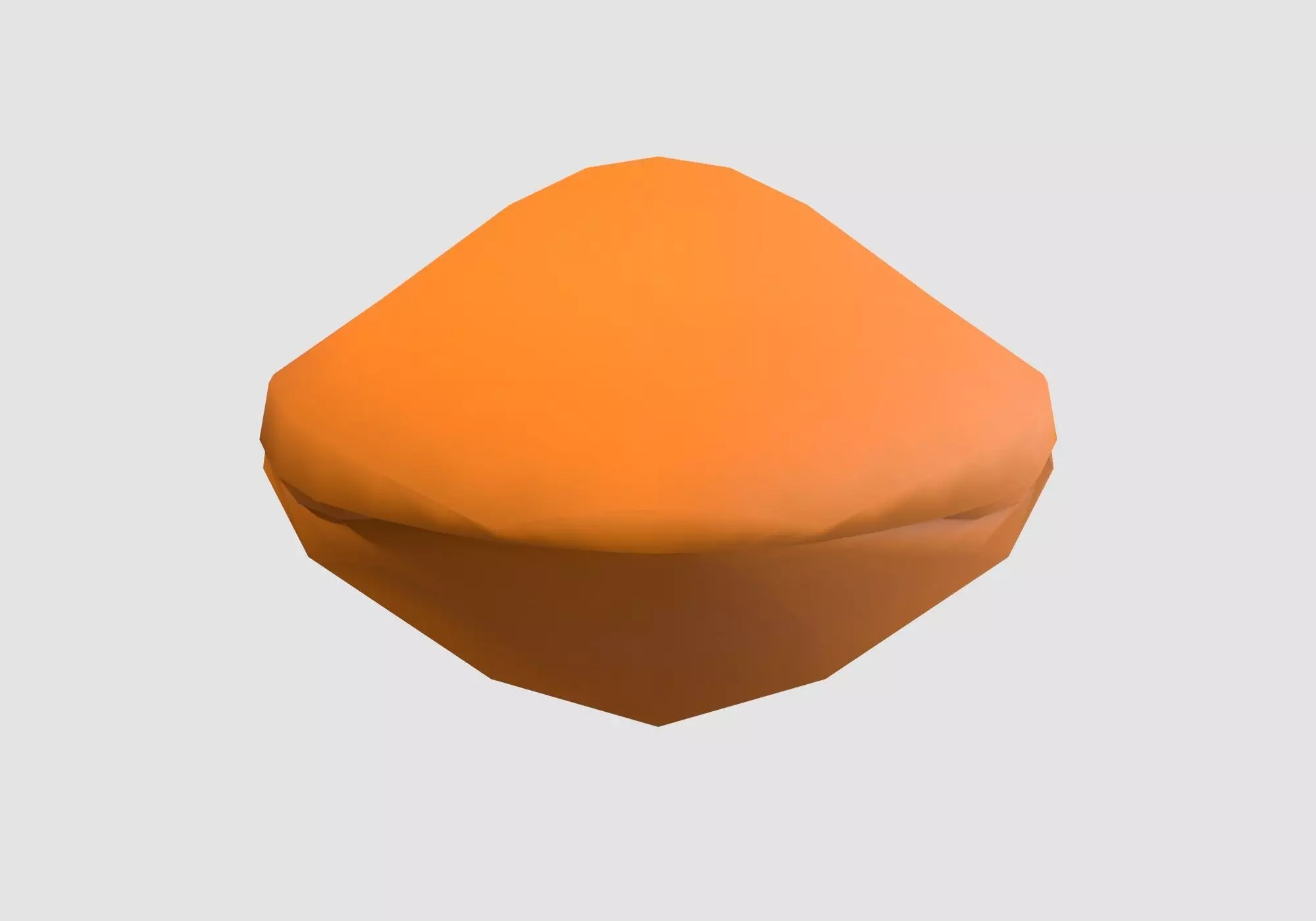 basic cartoon beak 3D model_0