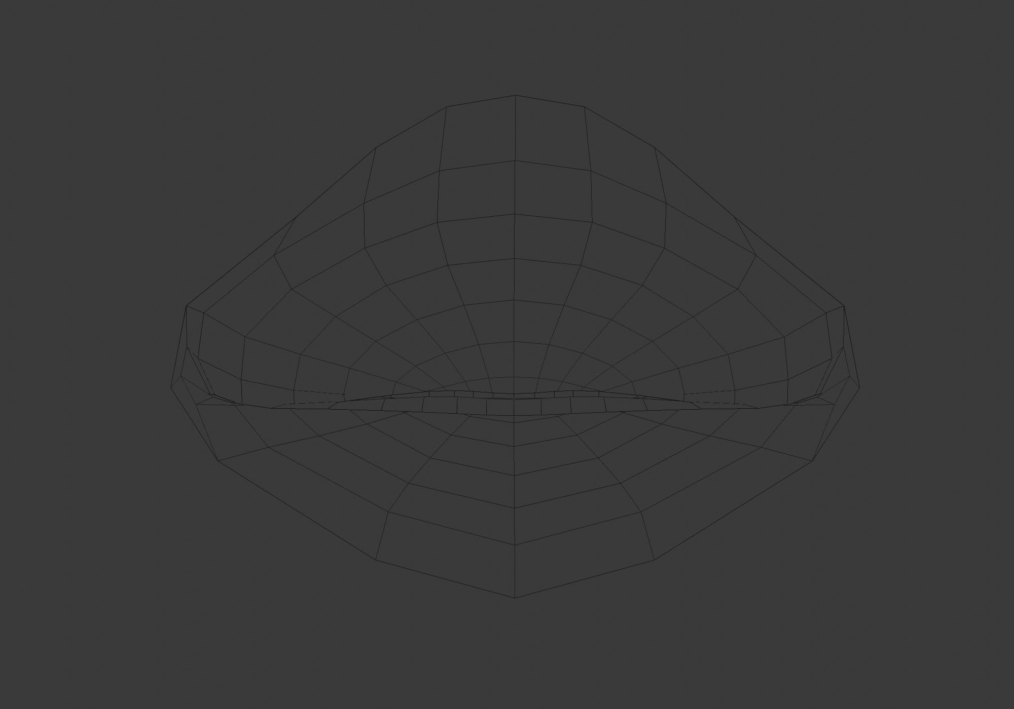 basic cartoon beak 3D model_9