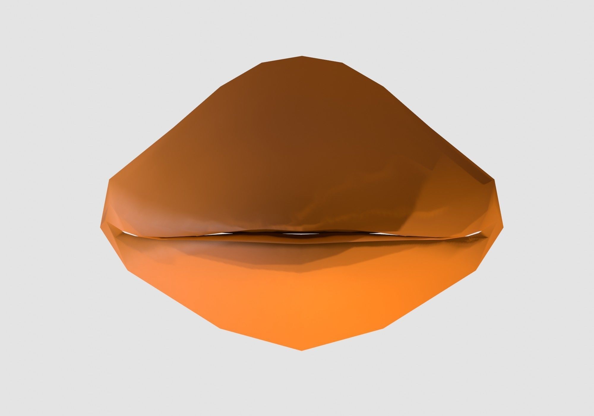 basic cartoon beak 3D model_4