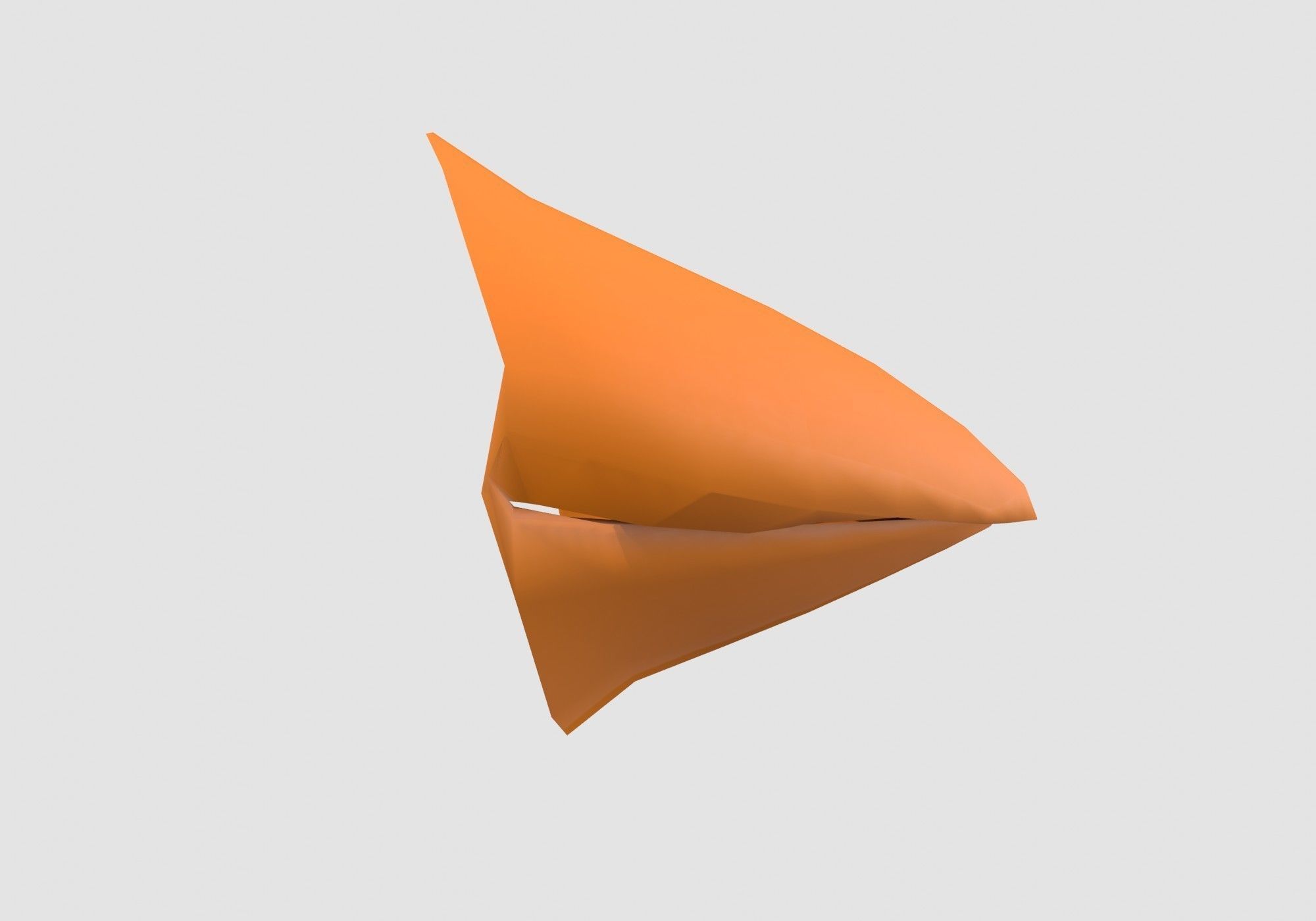basic cartoon beak 3D model_2