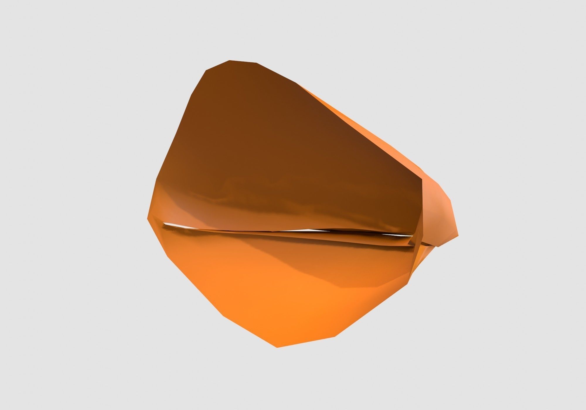 basic cartoon beak 3D model_3